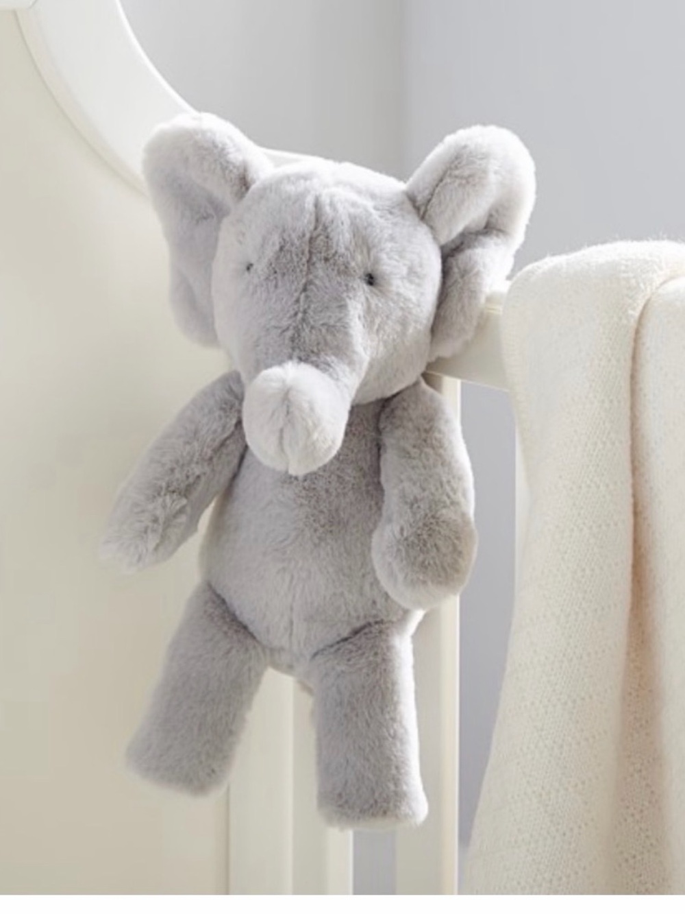 Pottery Barn Kids Gray Plush Elephant sound machine
